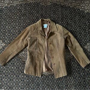 Le Chateau Tan Suede Jacket
